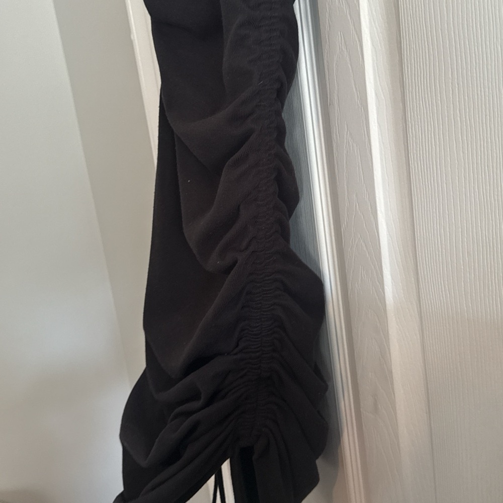 Style Rack Black Ruched Dress - Picture 4 of 4